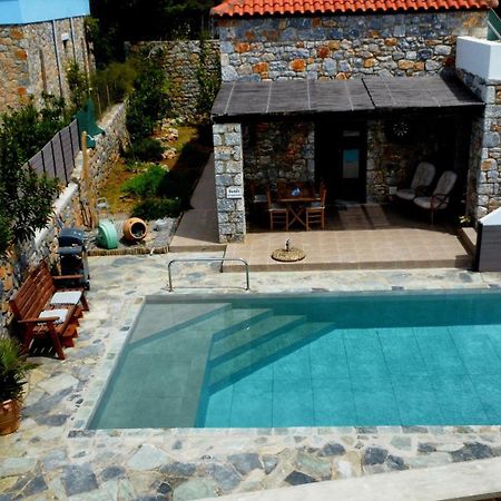 Villa Mavri Ruhige Private Pool Villa, Meerblick Agia Paraskevi  Bagian luar foto