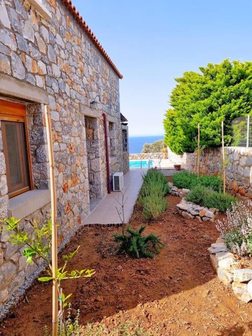 Villa Mavri Ruhige Private Pool Villa, Meerblick Agia Paraskevi  Bagian luar foto