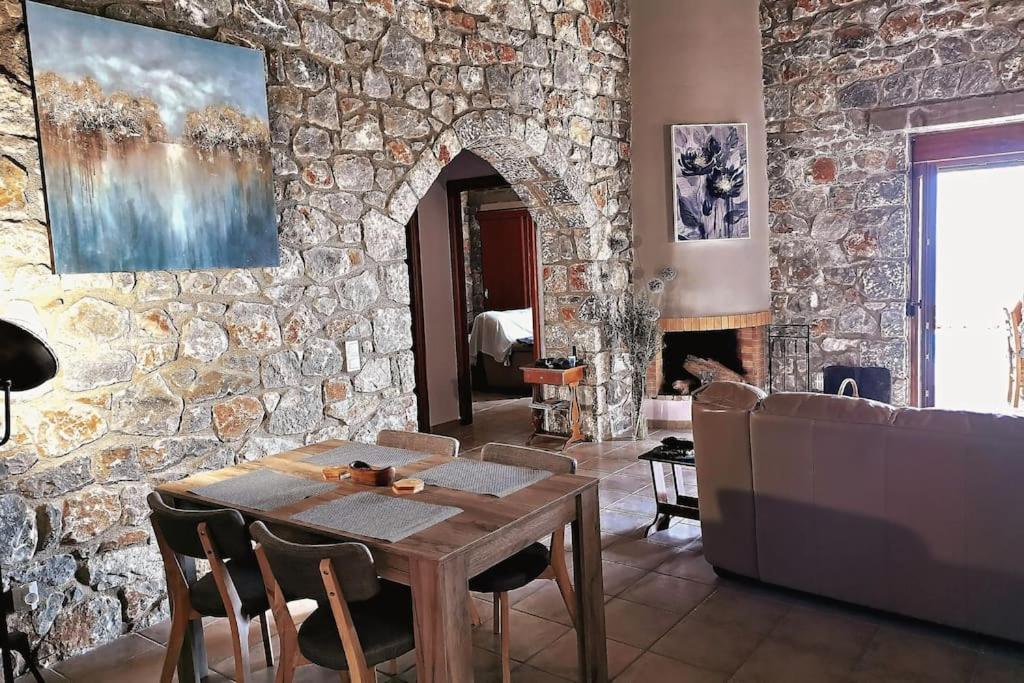 Villa Mavri Ruhige Private Pool Villa, Meerblick Agia Paraskevi  Bagian luar foto