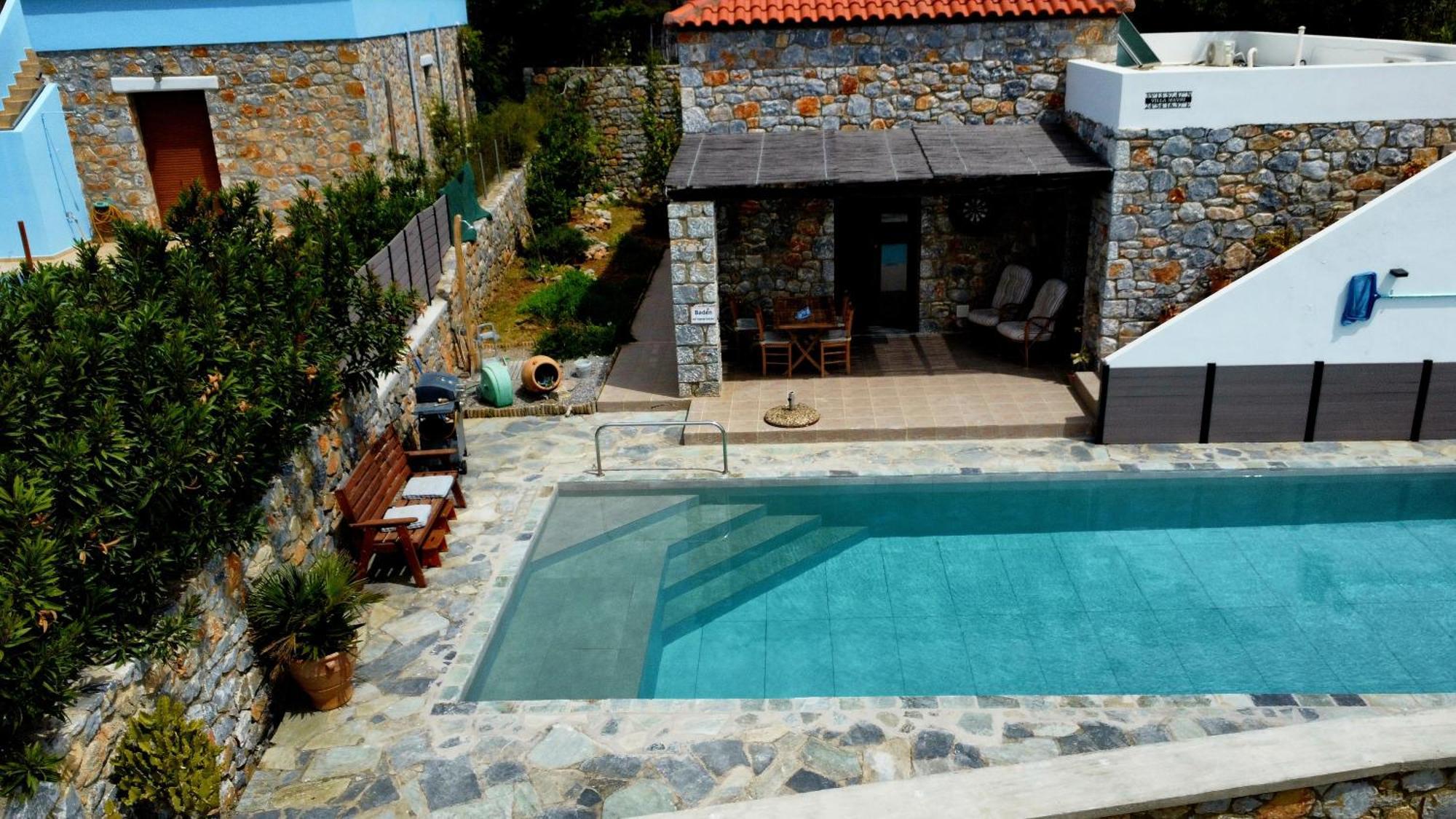 Villa Mavri Ruhige Private Pool Villa, Meerblick Agia Paraskevi  Bagian luar foto