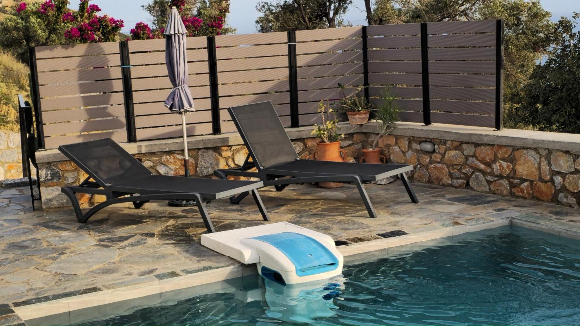 Villa Mavri Ruhige Private Pool Villa, Meerblick Agia Paraskevi  Bagian luar foto